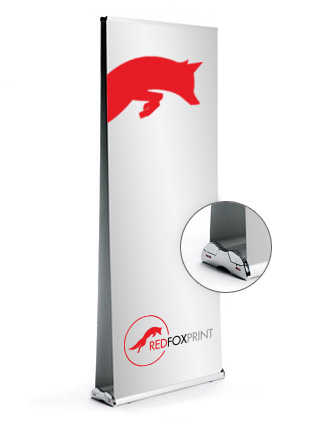 Roll-Up Comfort Duo – System inkl. Druck
